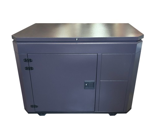Тихий зимний кожух для генератора 1600 RAL 8019 (2 вентилятора)